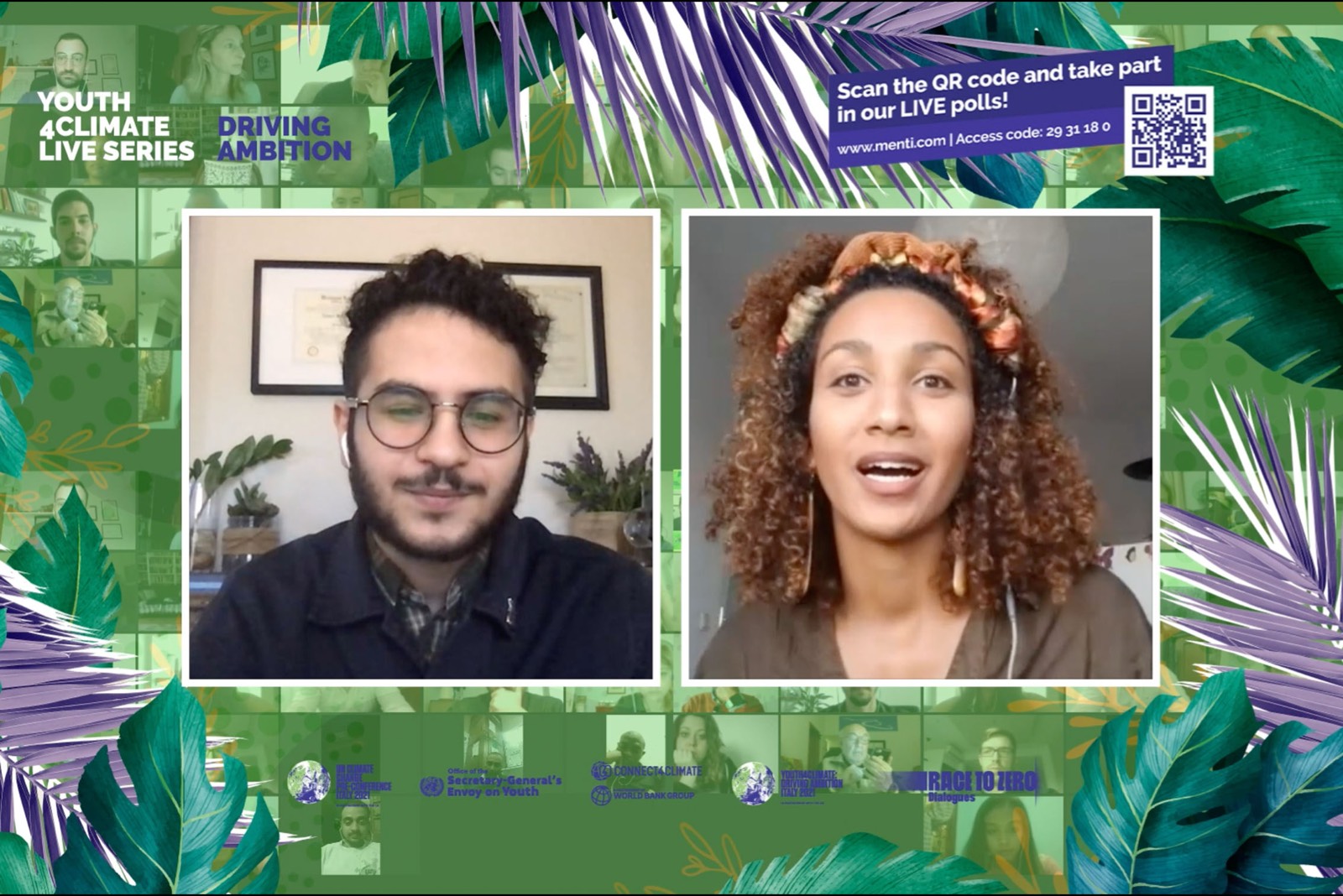 Set della web serie live Youth4Climate